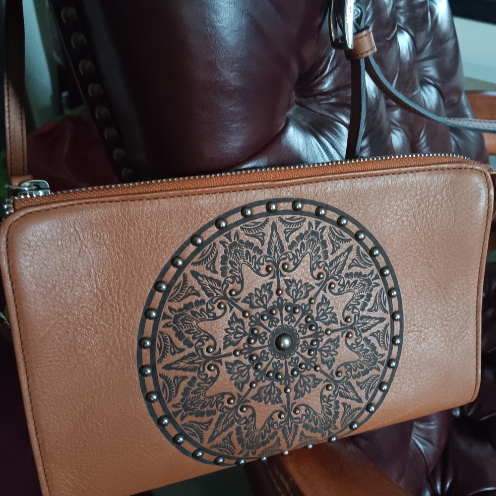 Brighton Ferrara Nova Organizer  Crossbody Purse Bag.